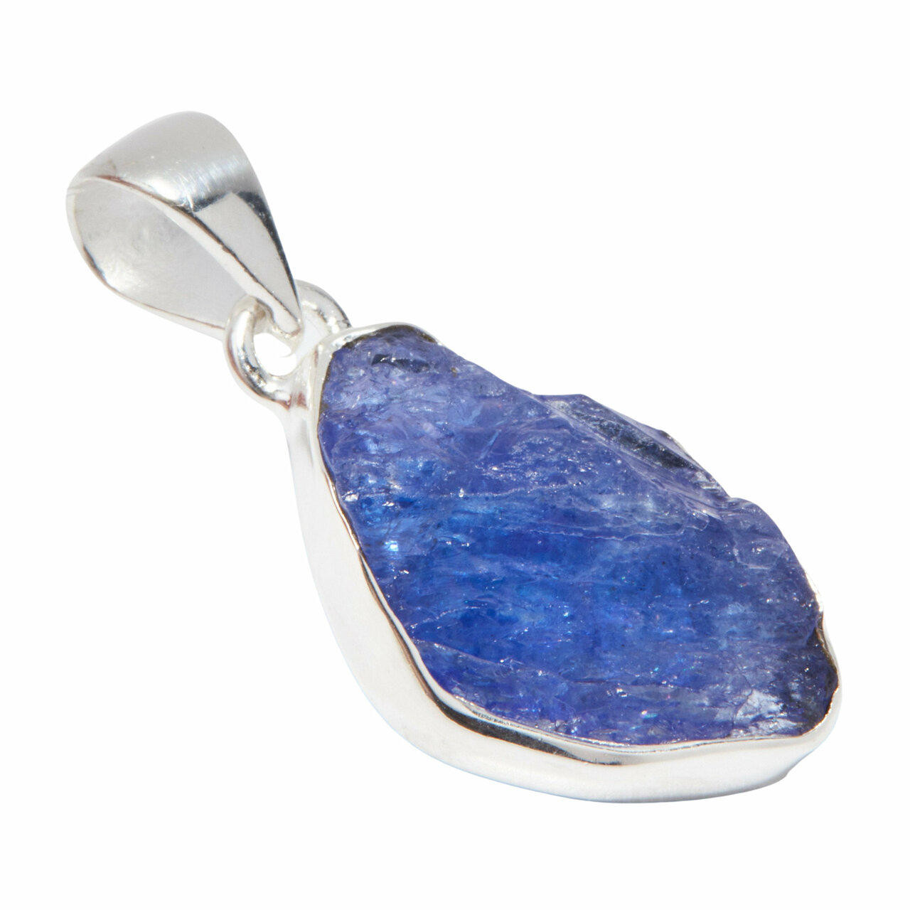 Raw shop tanzanite pendant