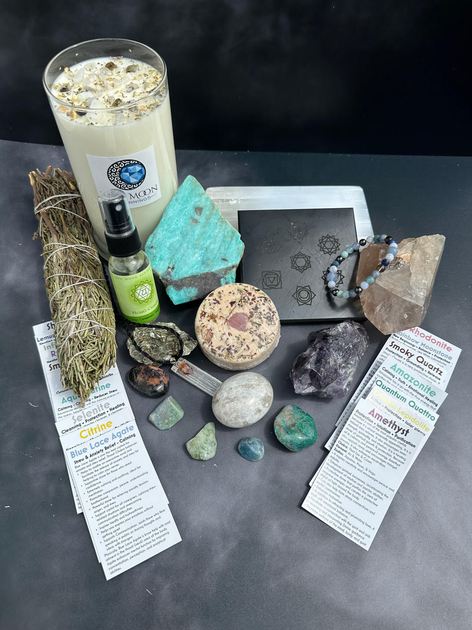 Crystal Mystery Box, Sapphire & Sage