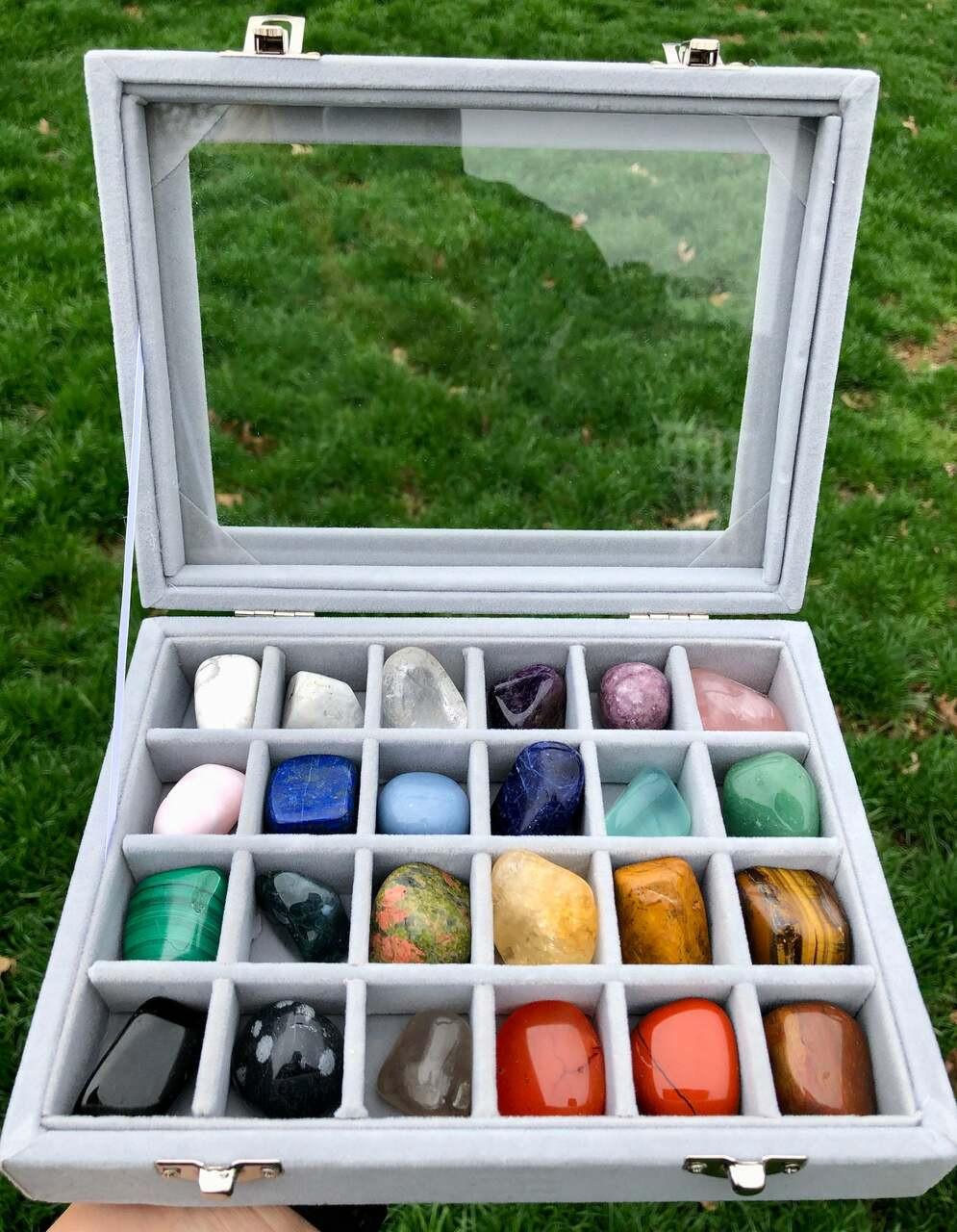 Tumbled Stones Crystal Collector's Box of 15 - GemRox