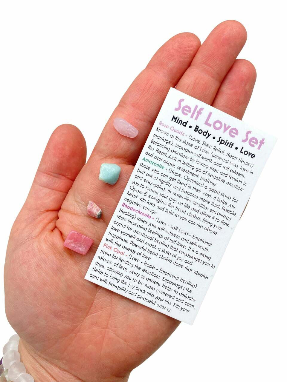 Self Love Stone Set (Small Chips) | New Moon Beginnings