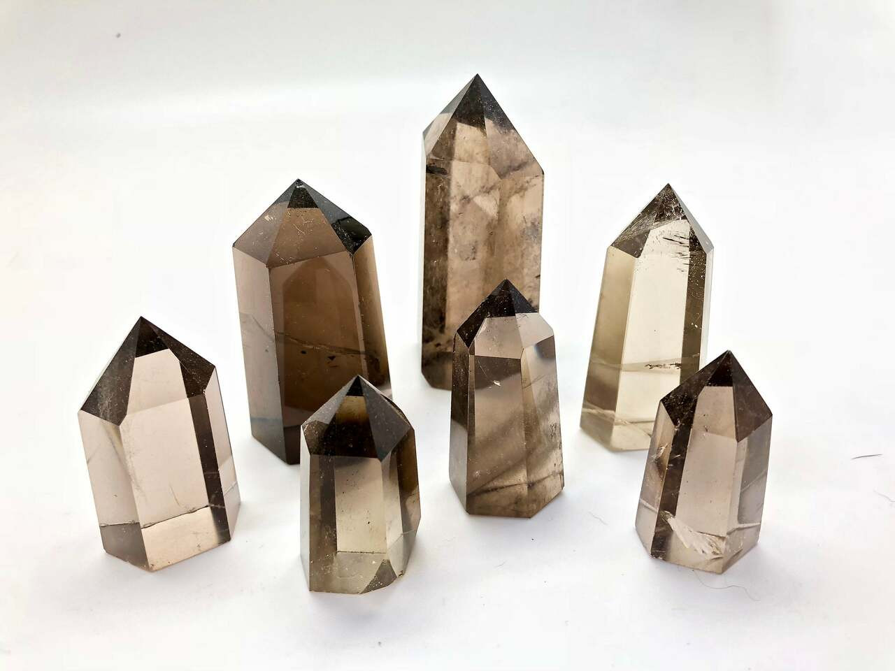 Smoky Quartz Point - Minor Imperfections - Polished Crystal Tower