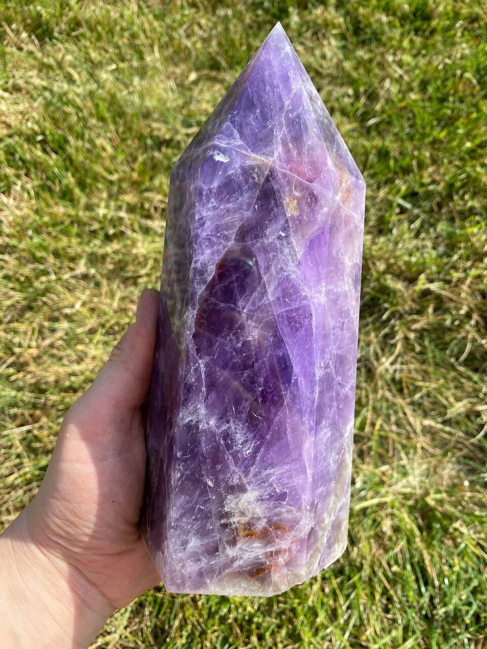 Amethyst Point - Polished Crystal Tower - 12 | New Moon Beginnings