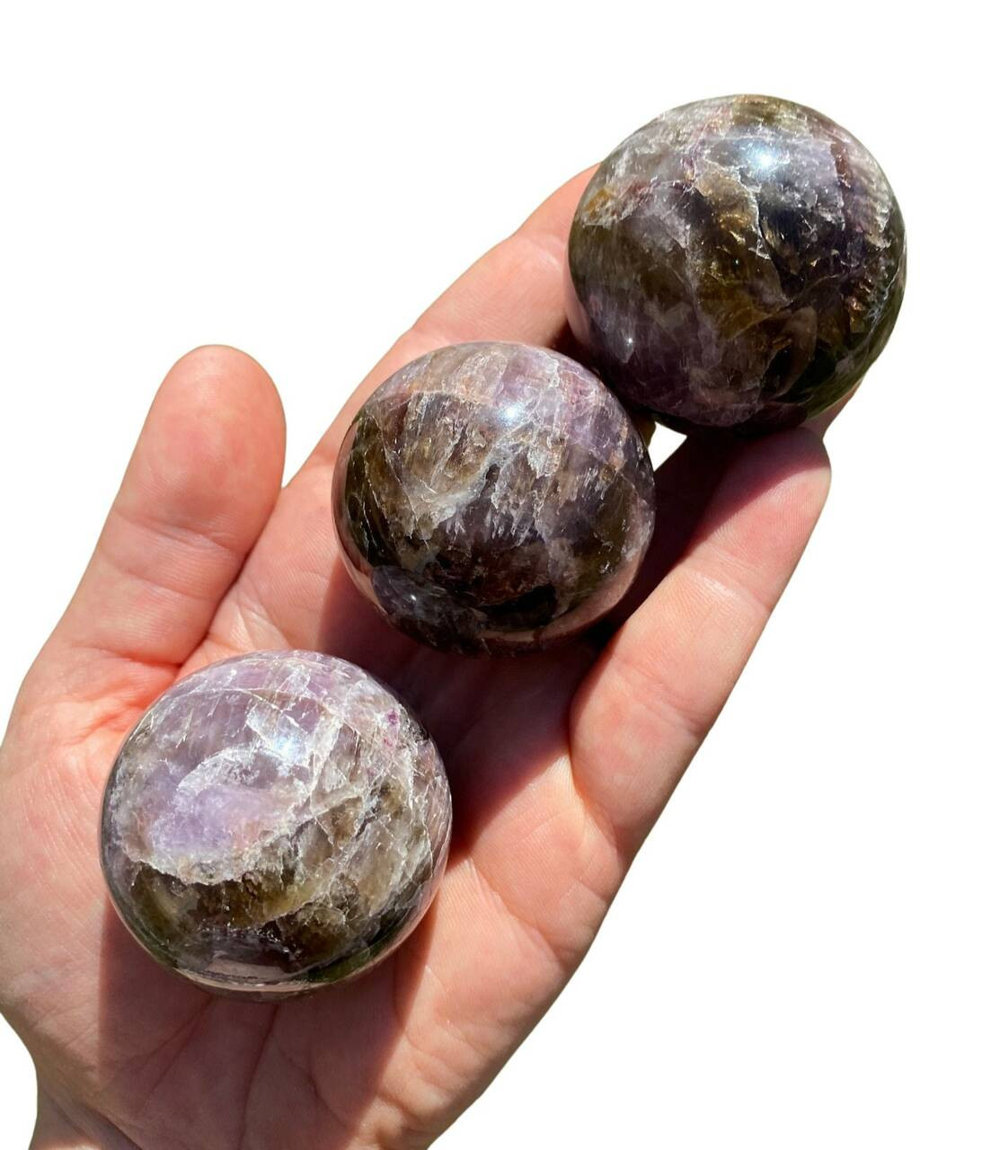 Super 7 Sphere - Polished Crystal | New Moon Beginnings