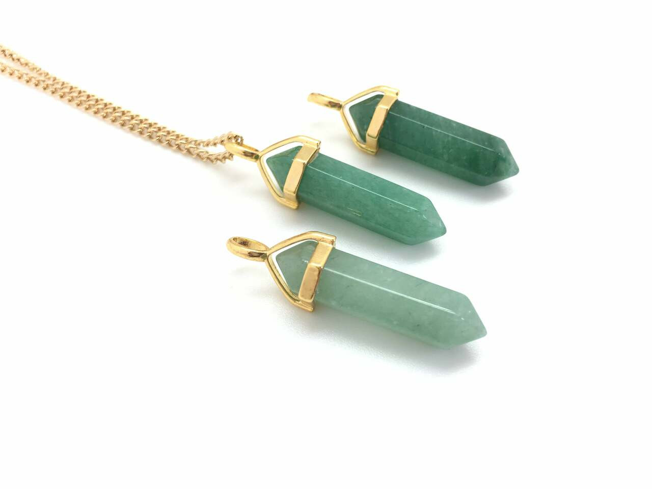 Green Aventurine Pendant - Polished 
