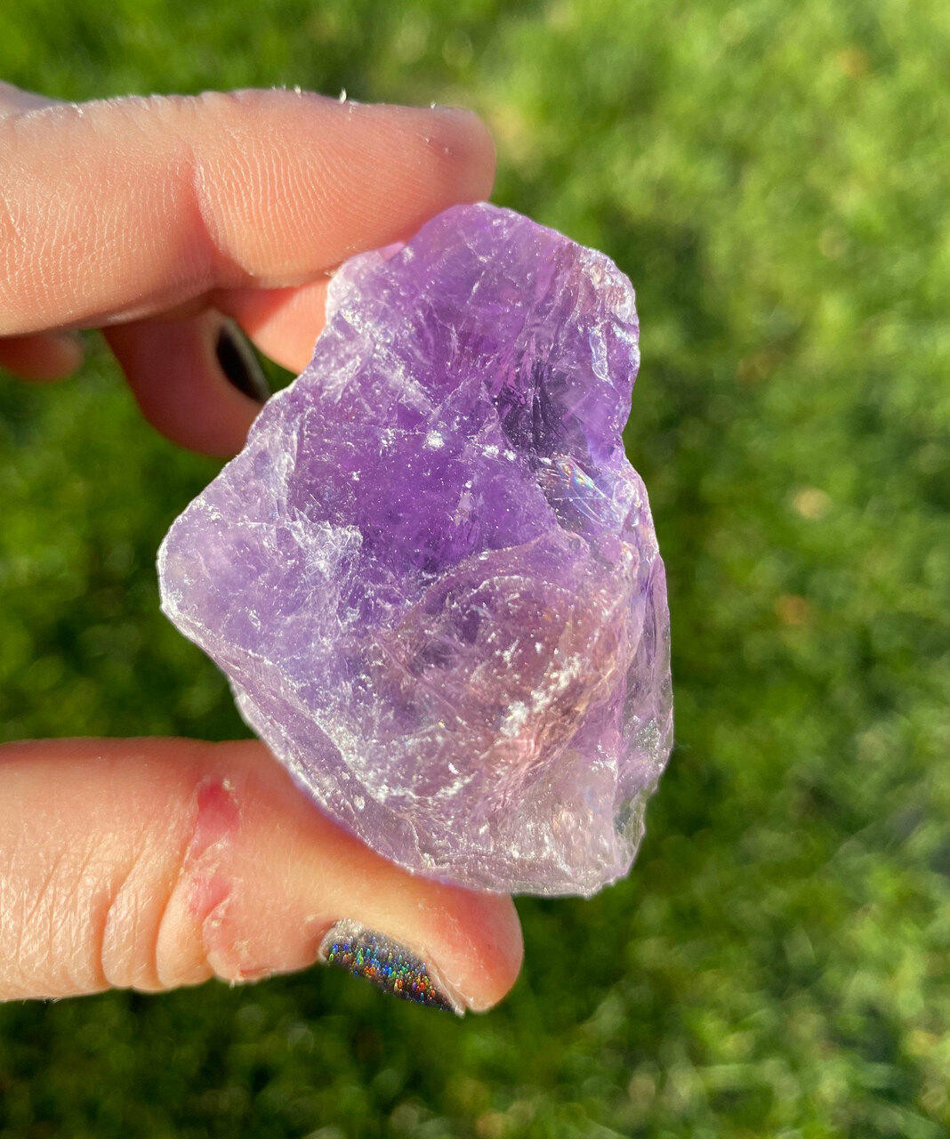 uncut amethyst