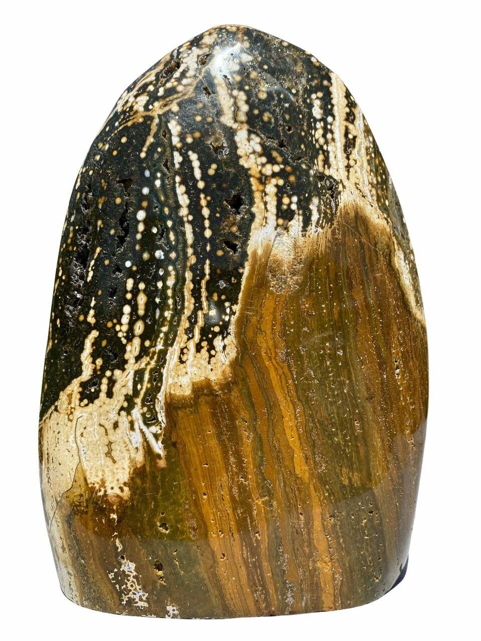Ocean Jasper Freeform - Polished Standing Stone - 5 | New Moon