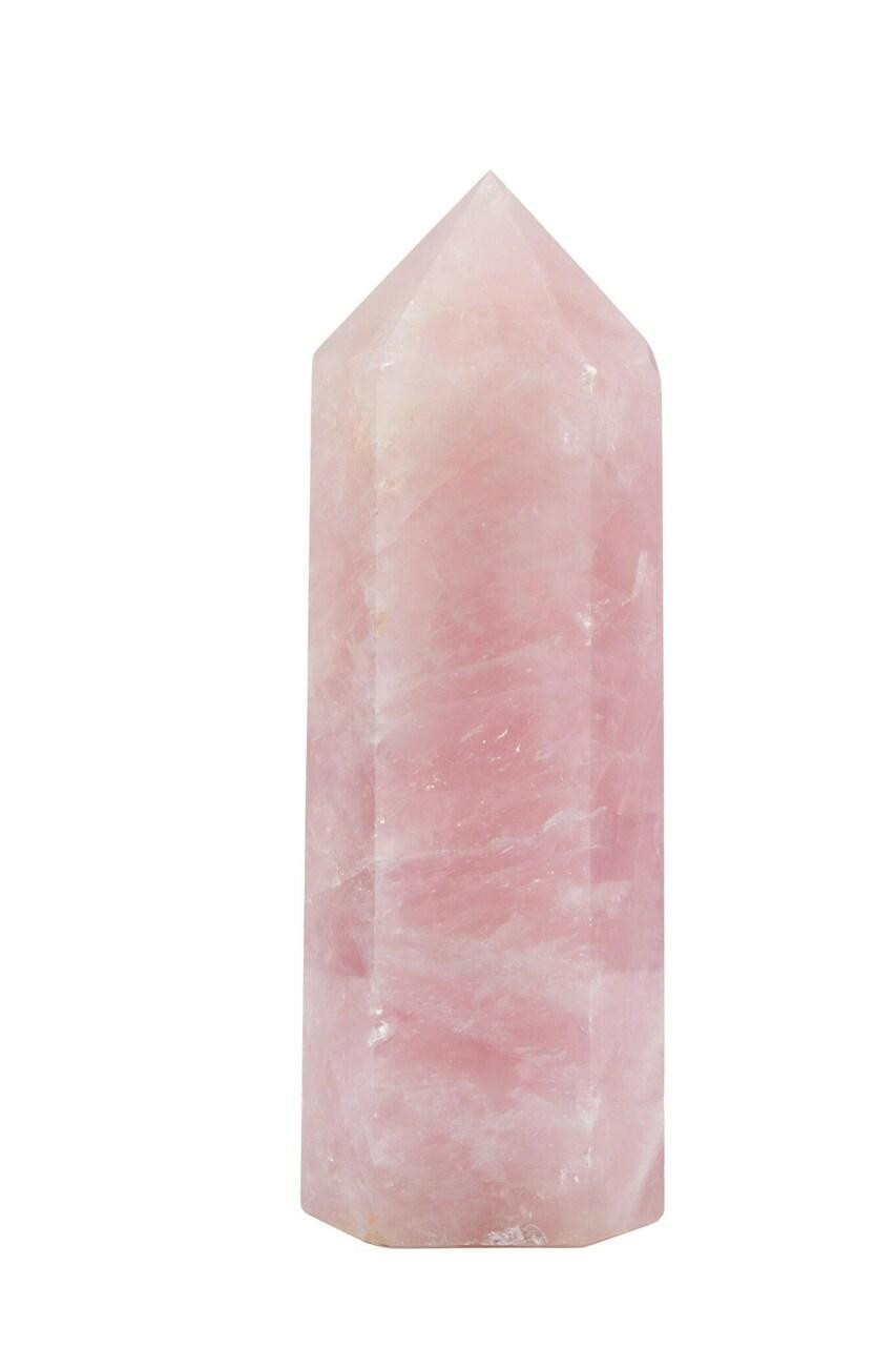 Rose Quartz Point - Polished Crystal Tower - 24 | New Moon Beginnings
