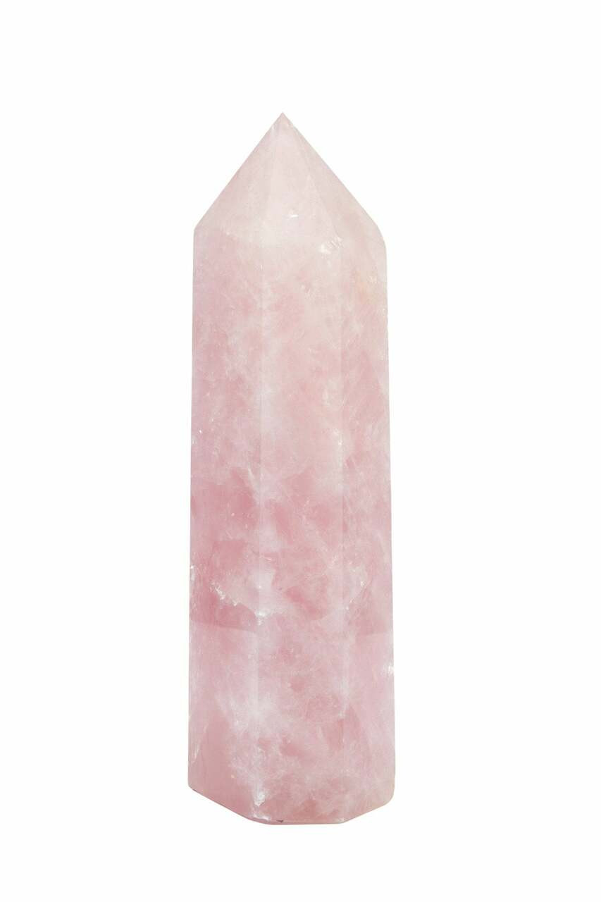 Rose Quartz Point - Polished Crystal Tower - 24 | New Moon Beginnings
