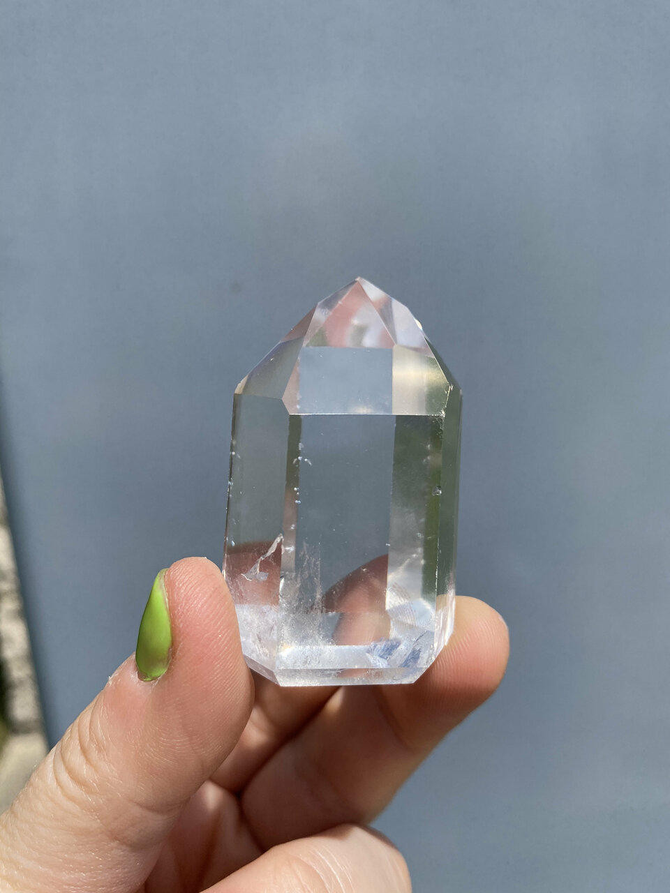 Clear Quartz Point Polished Crystal Tower | New Moon Beginnings