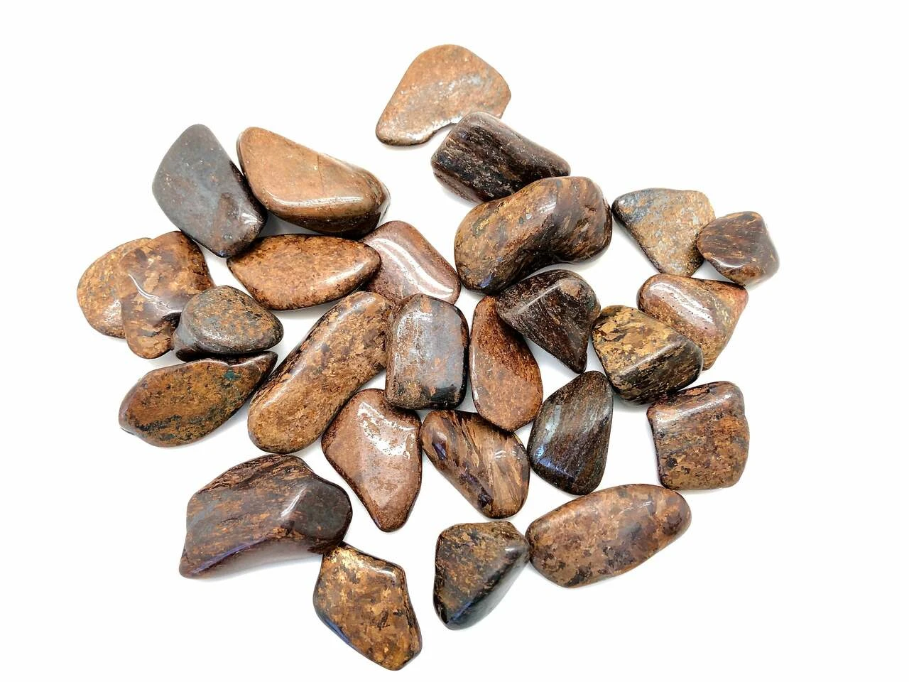 Tumbled Bronzite - Bronzite Tumbled Stone | New Moon Beginnings