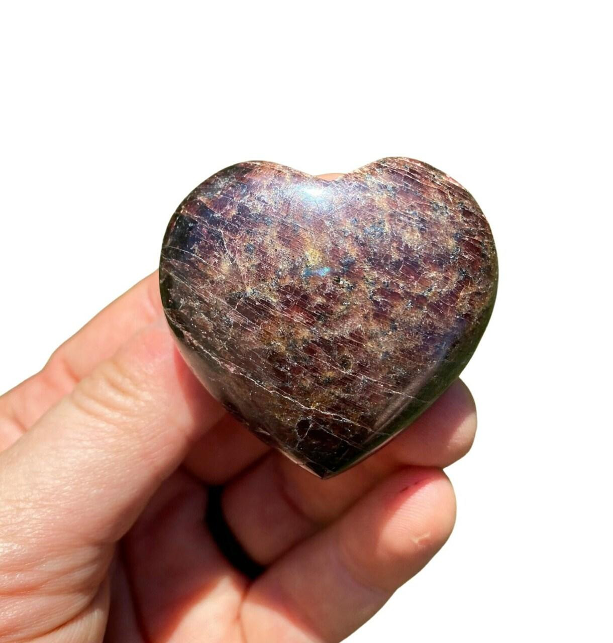 Garnet Crystal Heart – Bryson's Rock Shop