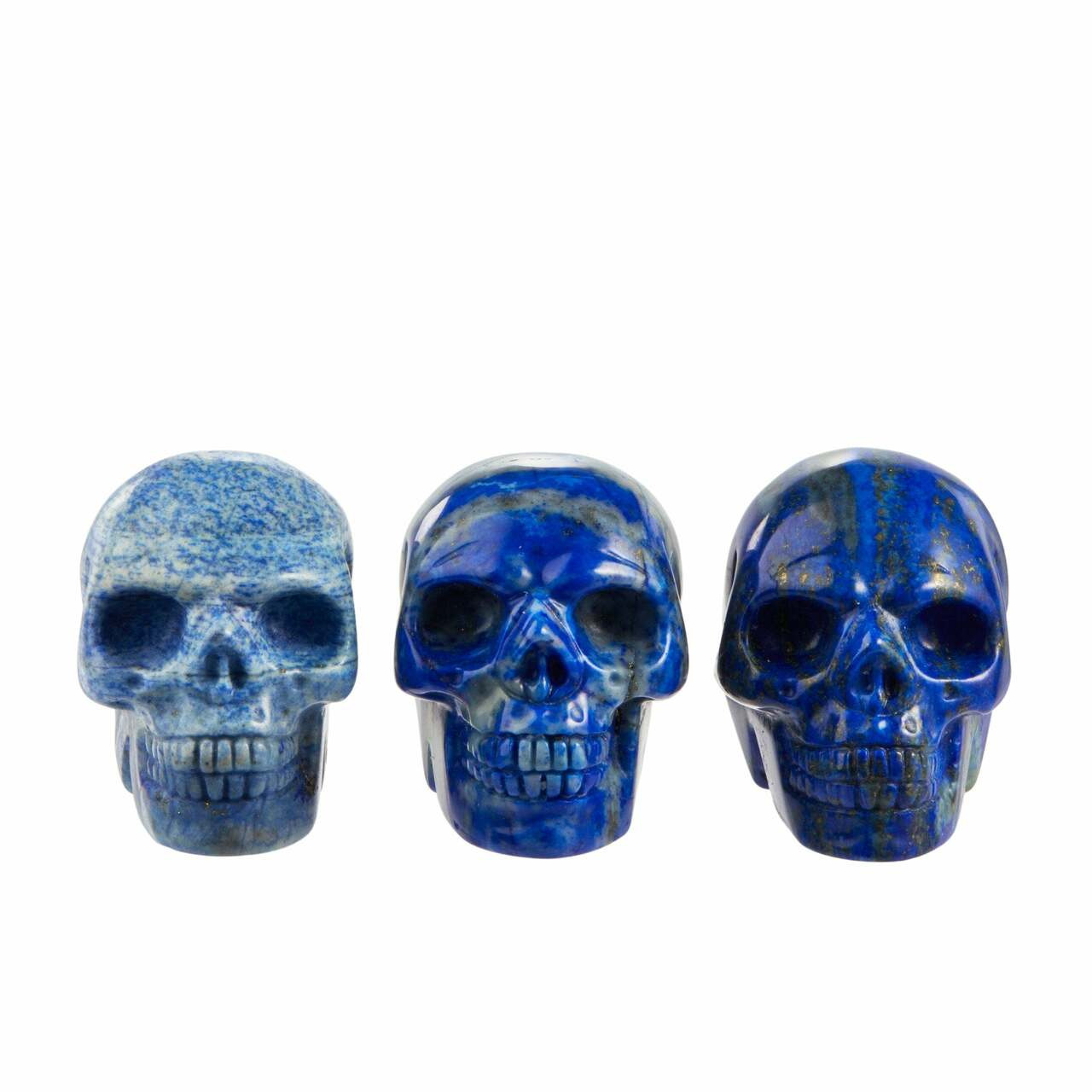 Lapis Lazuli Polished Skull | New Moon Beginnings