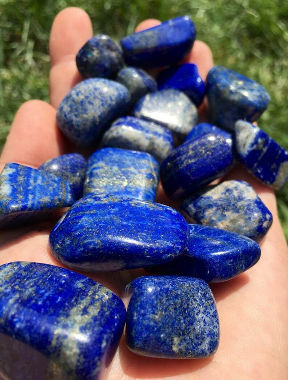 Tumbled Lapis Lazuli - Lapis Lazuli Tumbled Stone - Grade A | New