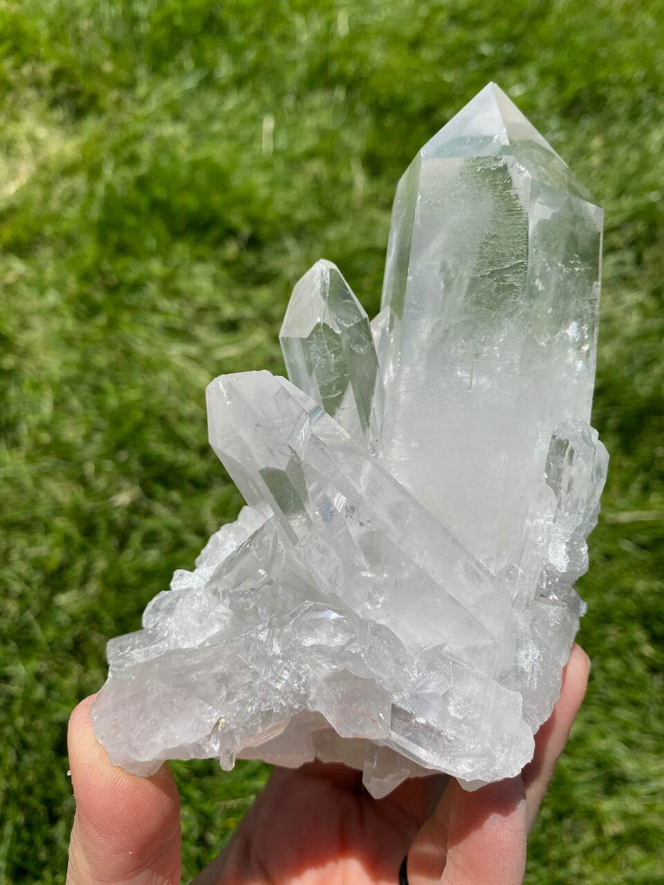 Raw Phantom Quartz Cluster - Extra Quality - No.52