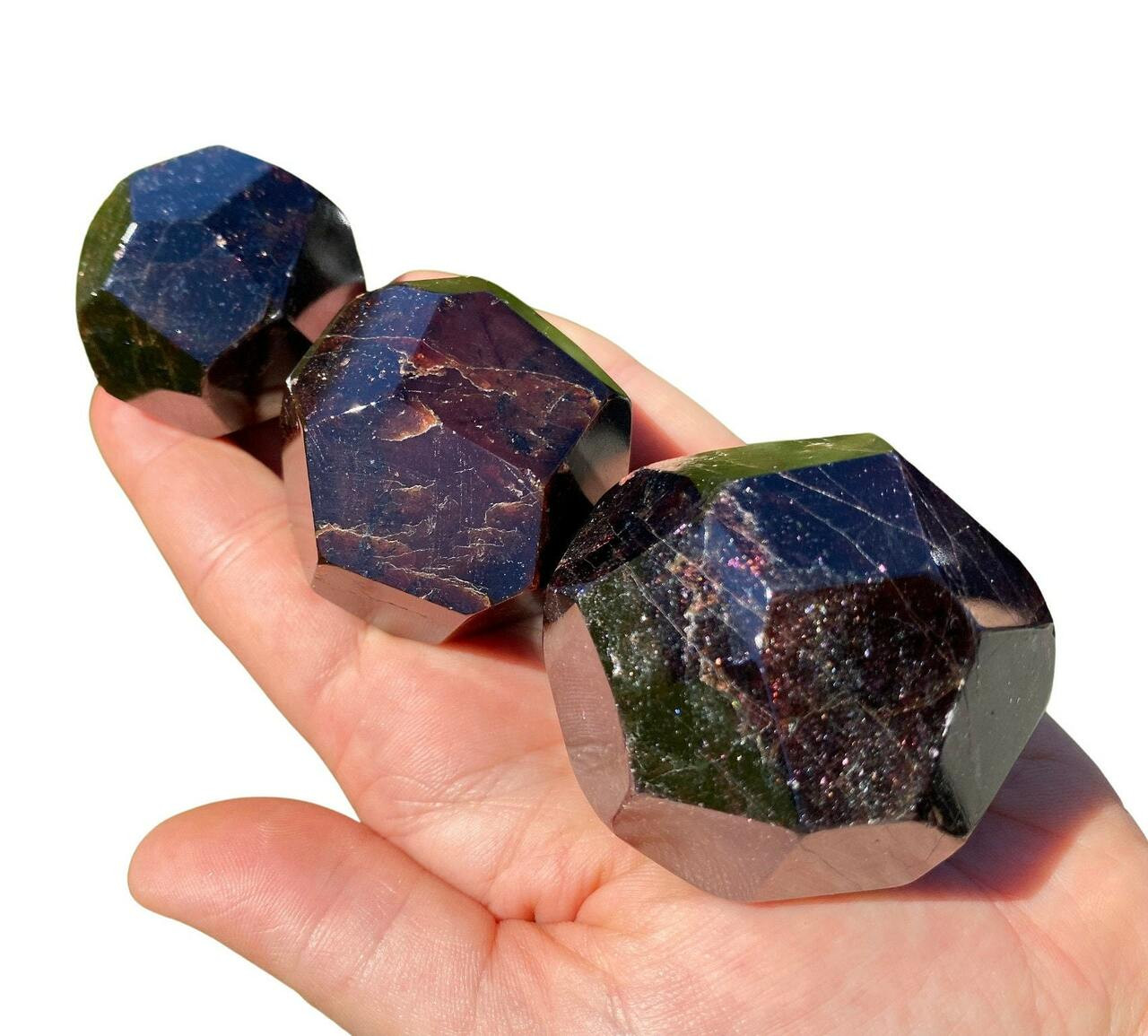 Faceted sales stone meaning