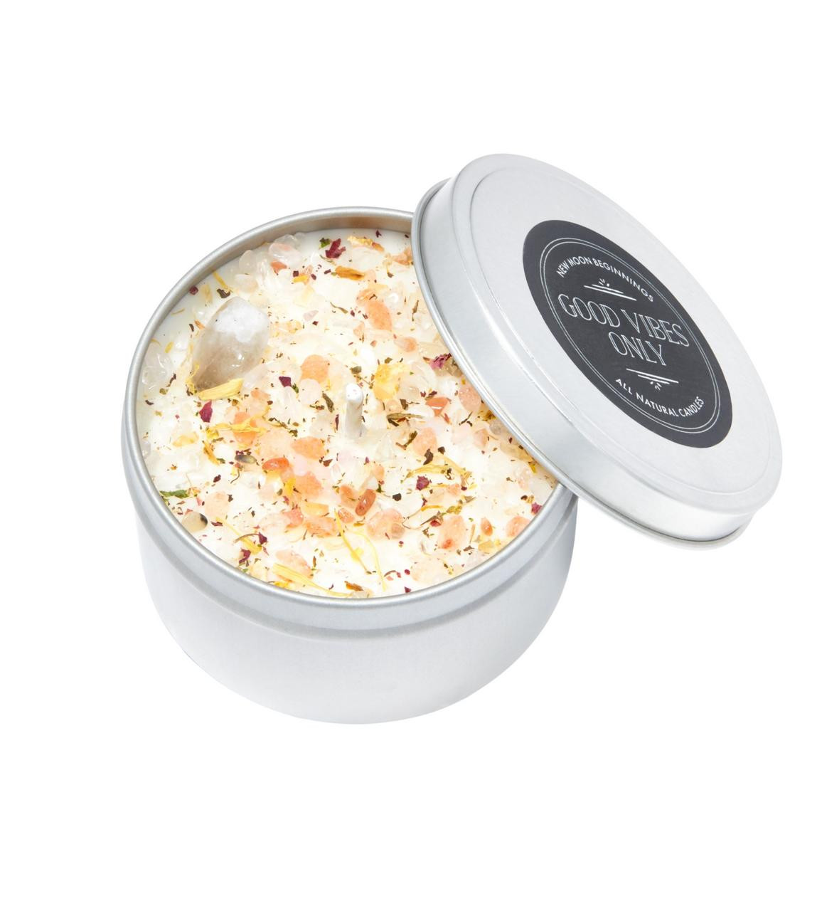 New Moon Beginnings Intention Candle - Thumbnail 4