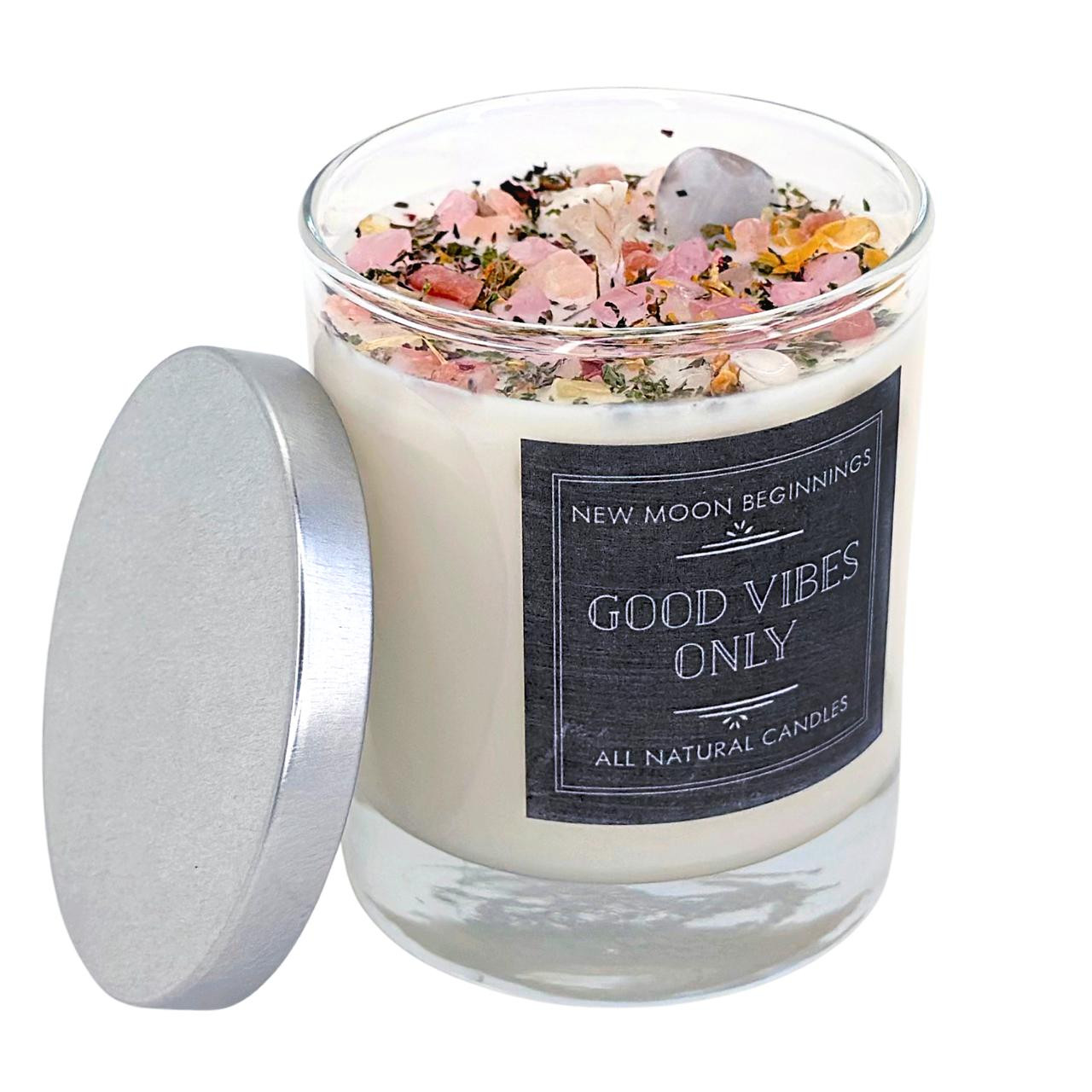 New Moon Beginnings Intention Candle - Thumbnail 5