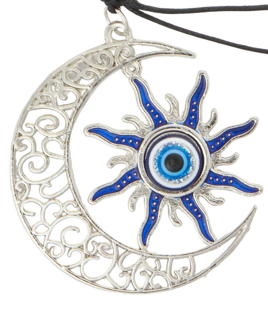 Sun & Moon Evil Eye Protection Keychain