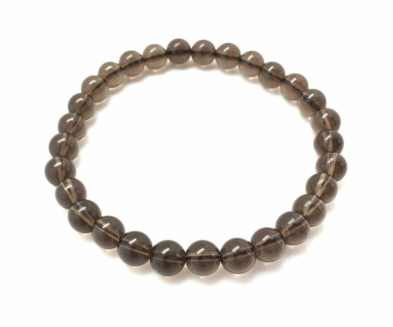 Natural Smoky Quartz Bracelet Chips Rekhi Energize Crystal . 1ps - CrysHeal