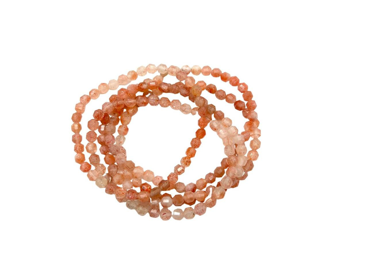 Sunstone Elastic Bracelet - Grade A - 6mm & 8mm Beads