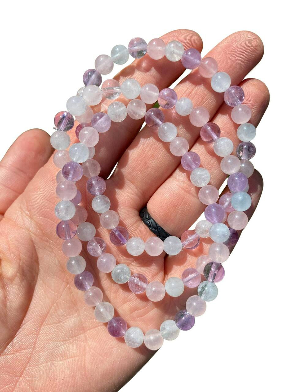 Peace & Calming Elastic Bracelet - 6mm Beads