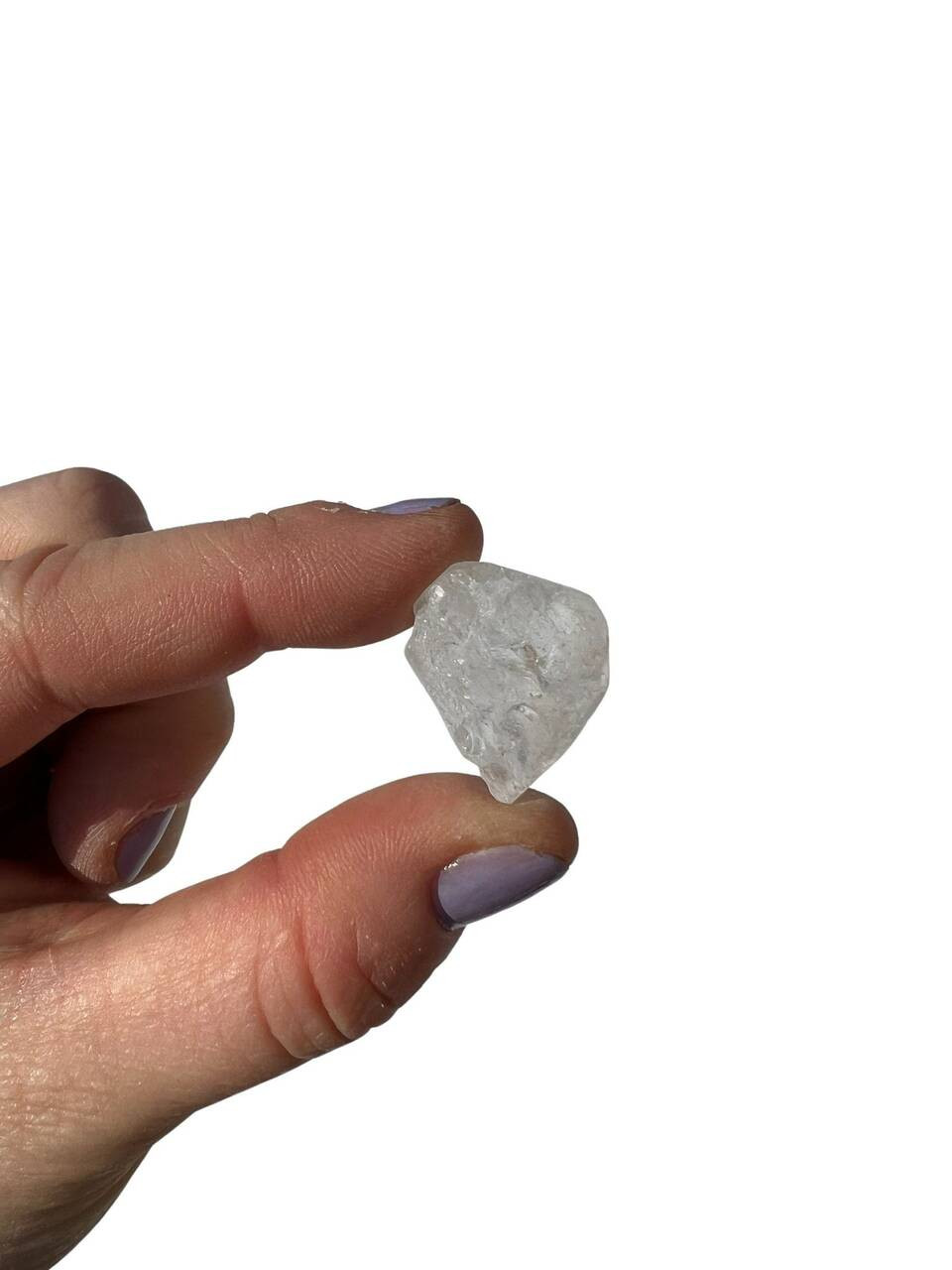 Raw White Topaz Crystal | New Moon Beginnings