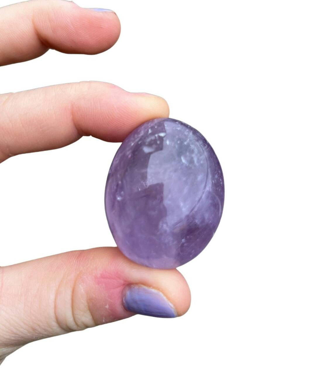 light purple tumbled stone