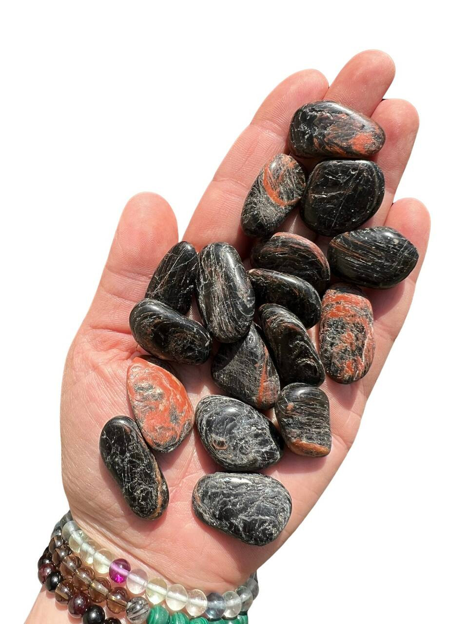 no。020   tourmaline × jasper no。020 tourmaline × jasper Black Tourmaline & Red Jasper