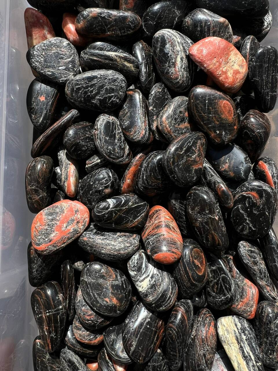 no。020   tourmaline × jasper no。020 tourmaline × jasper Black Tourmaline & Red Jasper