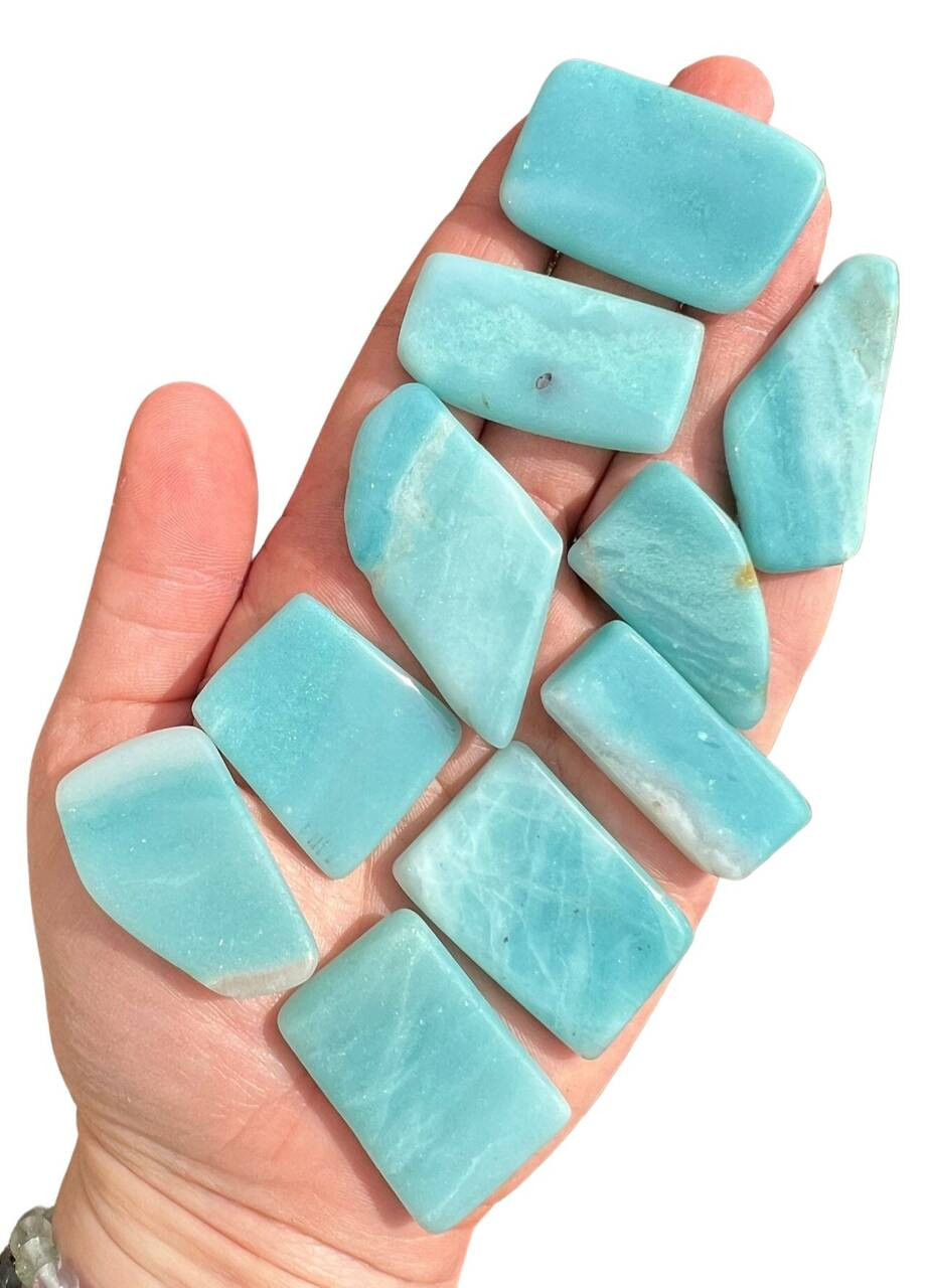Amazonite Slice | New Moon Beginnings