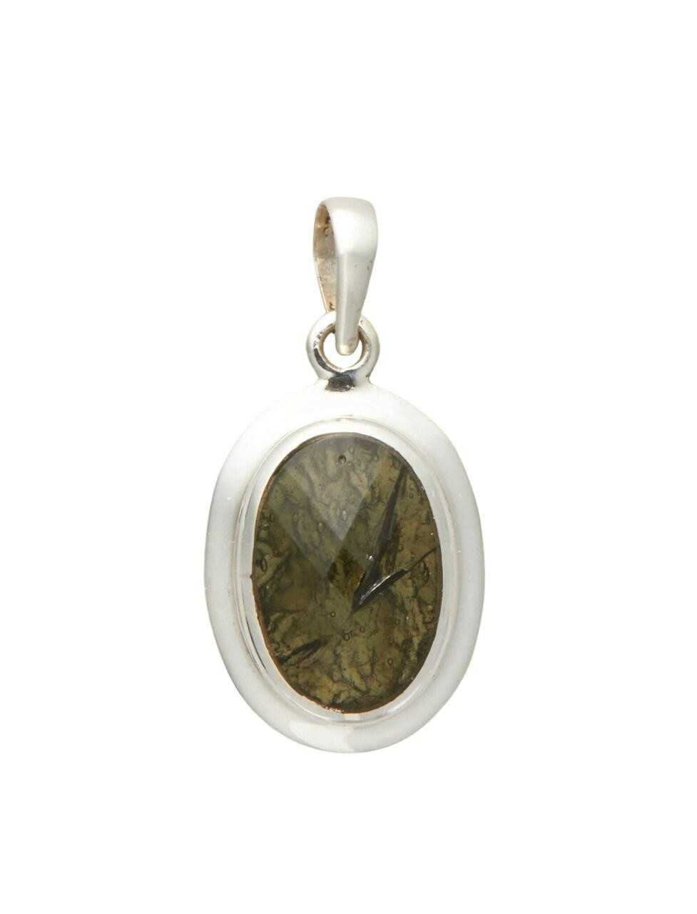 new moon beginnings faceted moldavite pendant sterling silver no.8 jpn ab449 98502.1648804546