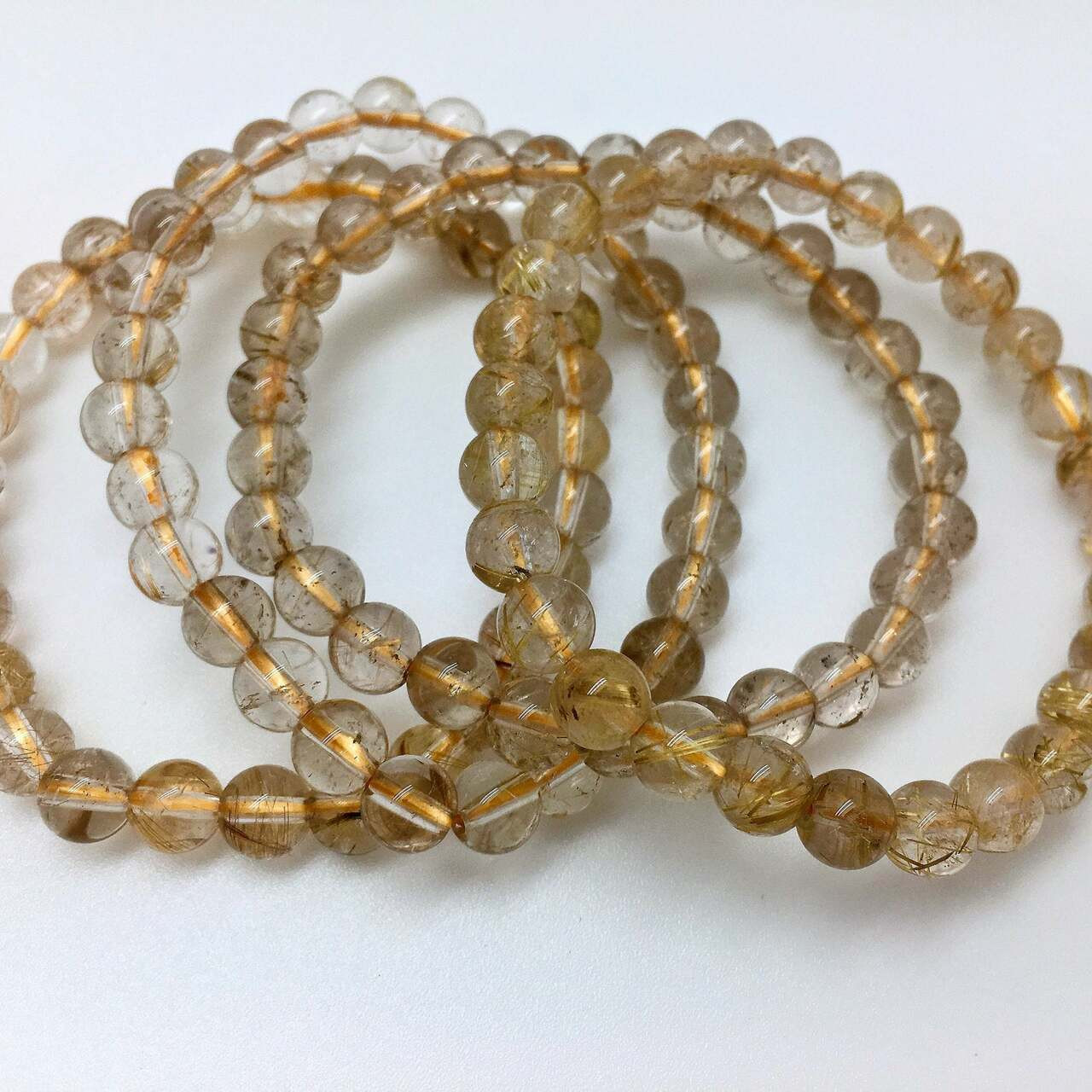 Golden Rutile Quartz Bracelet