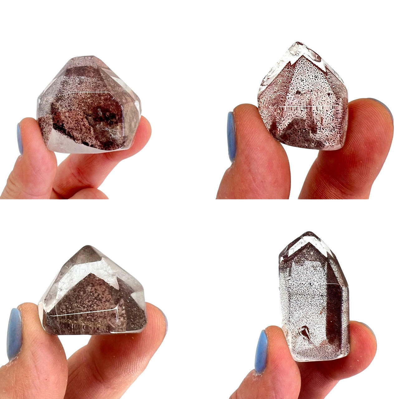 Red Phantom Quartz Tumbled Point | New Moon Beginnings