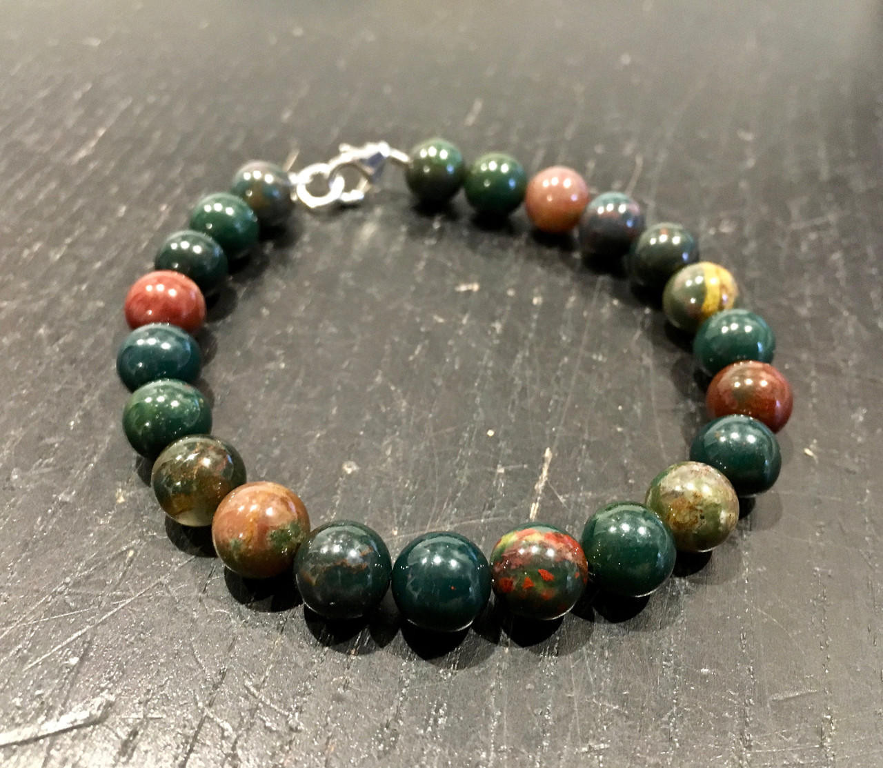 African Bloodstone Bracelet – Joseph Brooks Jewelry