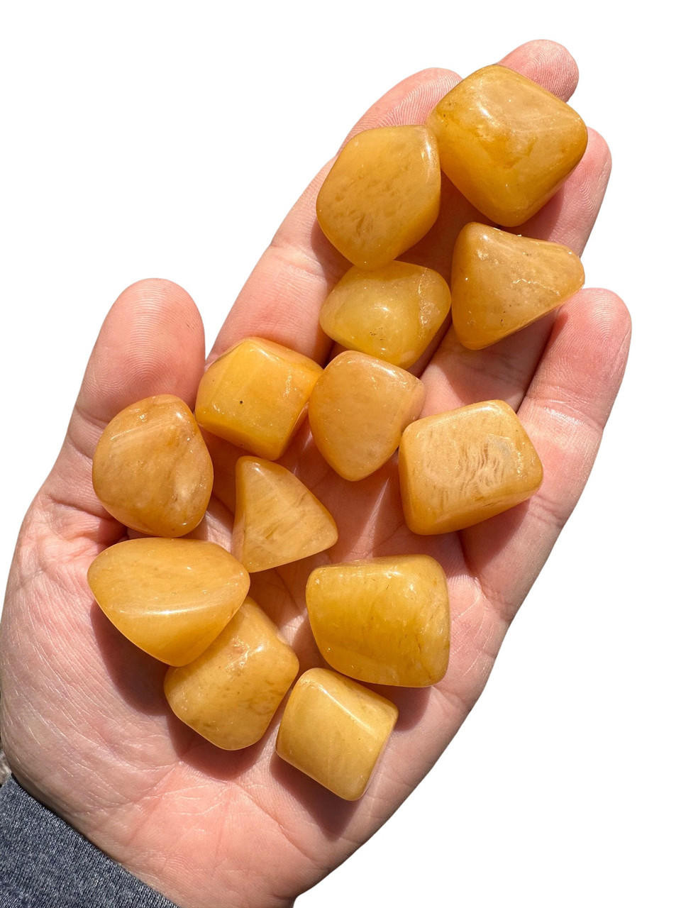 Yellow Aventurine Tumbled Stone New Moon Beginnings