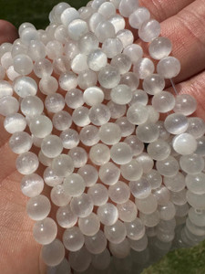 Selenite Bead Strand 
