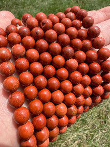 Red Jasper Bead Strand 