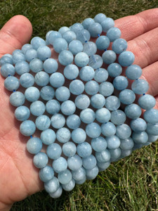 Aquamarine Bead Strand 