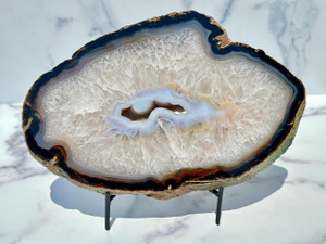 Agate Slab with Druzy - Front Polished - No.69 