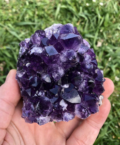 Raw Amethyst Standing Crystal Cluster