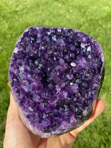 Raw Amethyst Standing Crystal Cluster - 152