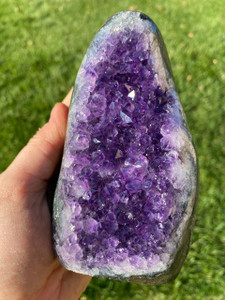 Raw Amethyst Standing Crystal Cluster - 159