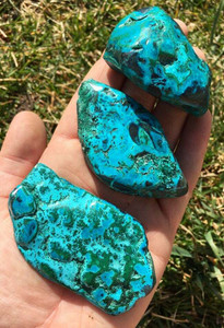 Chrysocolla Malachite Chunk - Polished Stone