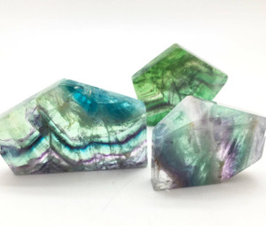Rainbow Fluorite Slab - Polished Crystal
