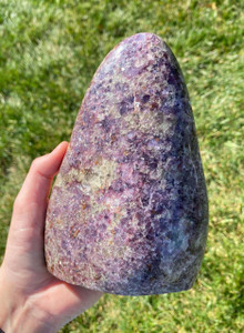 Lepidolite Freeform - Polished Stone Standing Specimen - 2 Lepidolite Freeform - Polished Stone Standing Specimen - 2