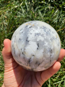 Dendritic Agate Sphere - Polished Stone - 8 Dendritic Agate Sphere - Polished Stone - 8
