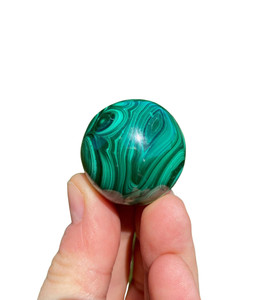 Malachite Sphere - Polished Stone (Grade A)