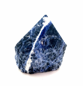 Sodalite Point - Top Polished Standing Stone Point
