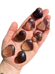 Smoky Quartz Heart - Polished Crystal