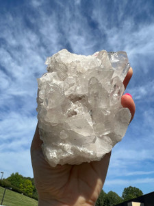 Raw Clear Quartz Crystal Cluster - Grade A